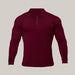 Fitness Sports Long-sleeved Polo Red