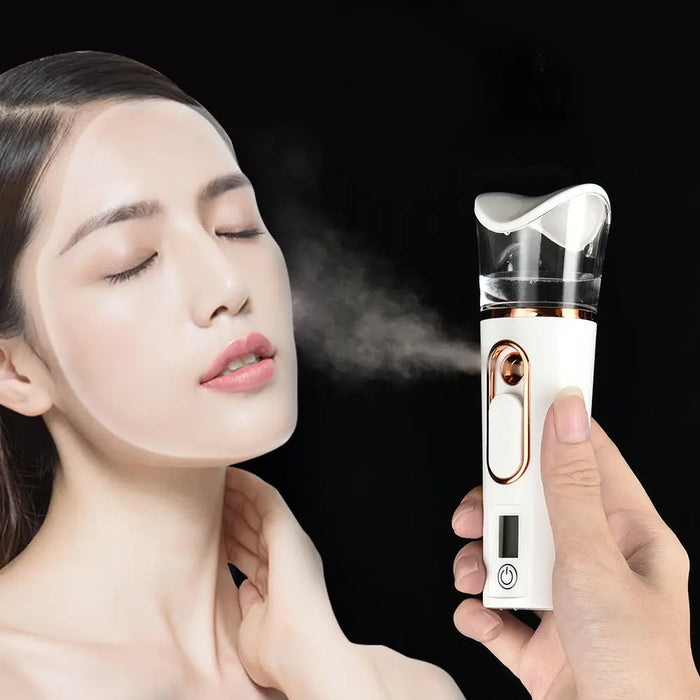 USB Portable Cold Mist Facial Sprayer – White