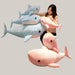 Large Shark Plush Toy – 60 to 110 cm, 2 Colors