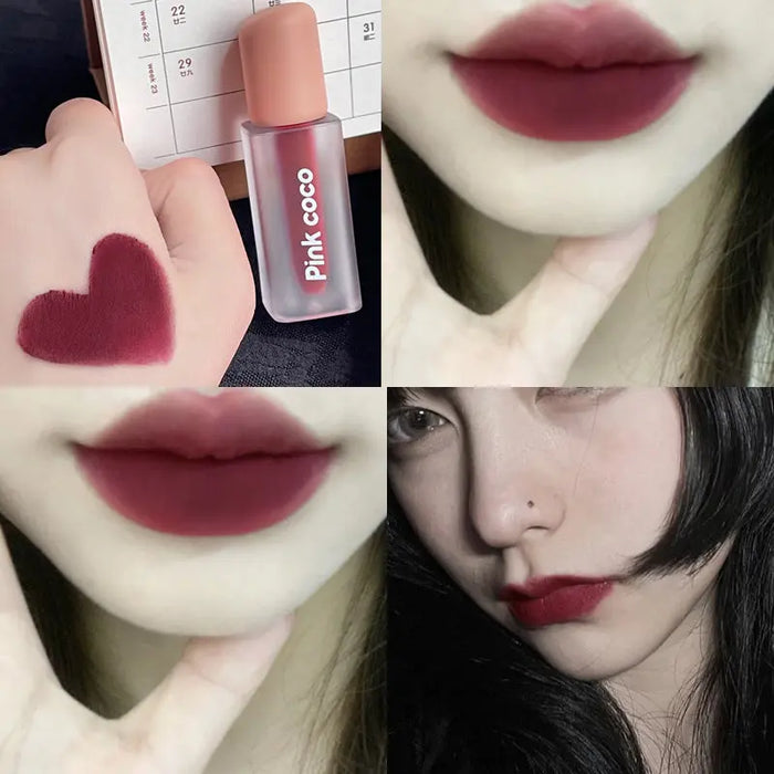 Student Lipstick Matte Lip Mud Lip Gloss 06 Deep Berry Color