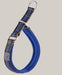 P-Chain Dog Walking Collar Reflective gray blue