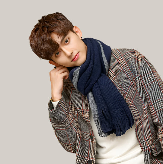 Men Scarves Can Match Colors Fashion