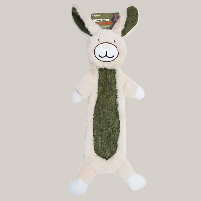 Stuffing-Free Crinkle Dog Toy Rabbit