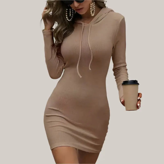 Long Sleeve Dresses For Women Brown