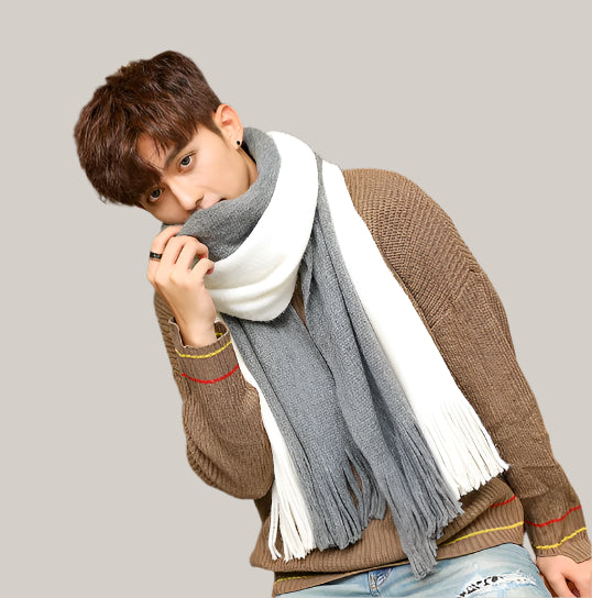 Men Scarves Can Match Colors Fashion