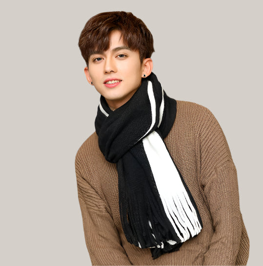 Men Scarves Can Match Colors Fashion