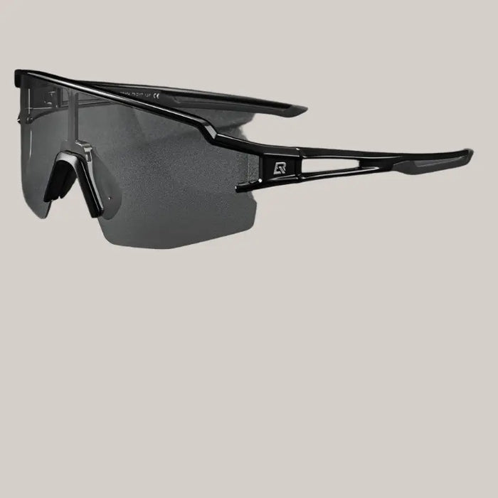 Half-Frame Sports Glasses – 8 Colors Black and white