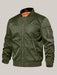 Loose Short Lapels Jacket Men Army Green