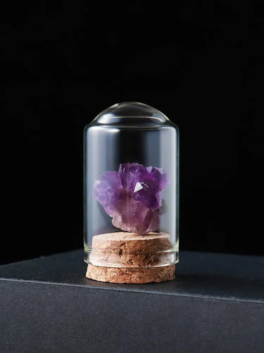 Natural Crystal Ore Specimen Ornaments Rock Amethyst tooth flower