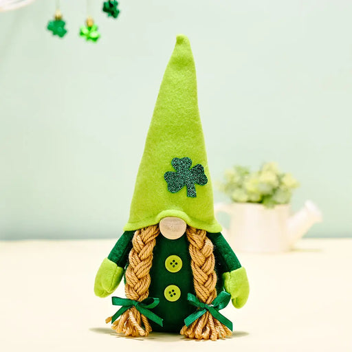 Irish Festival Decorated With Green Rudolph Action Figures