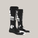 Professional Snowboarding Socks Black white