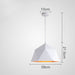 Colorful Mini Pendant Lamp White Medium