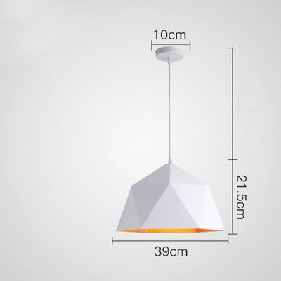 Colorful Mini Pendant Lamp White Medium