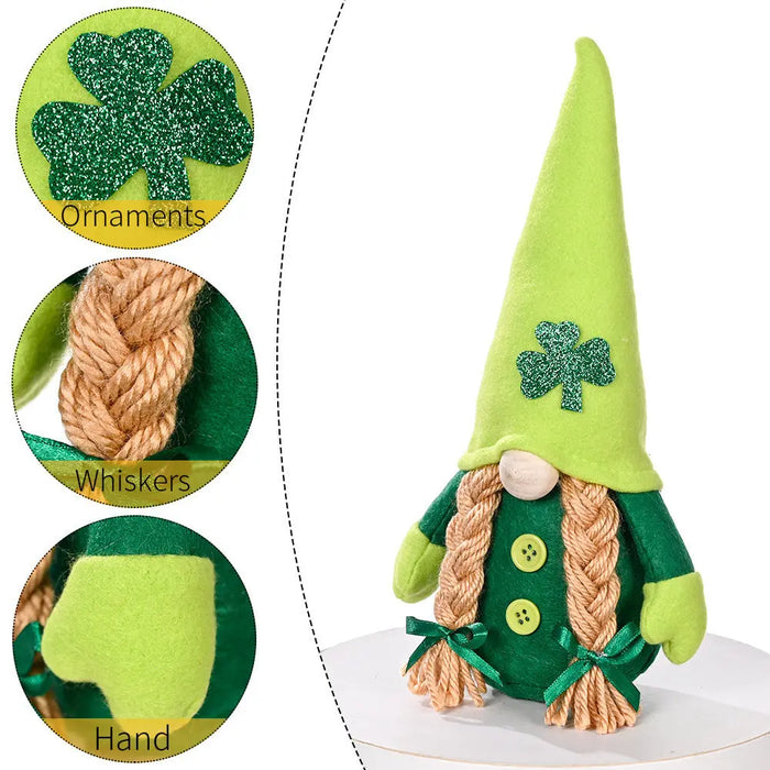 Irish Festival Decorated With Green Rudolph Action Figures