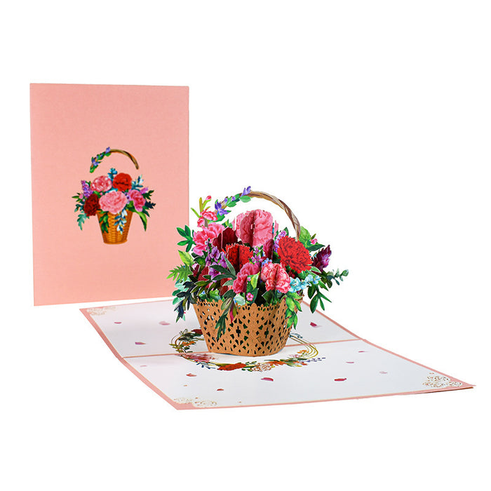 3D PopUp Flower Bouquet Cards Gifts