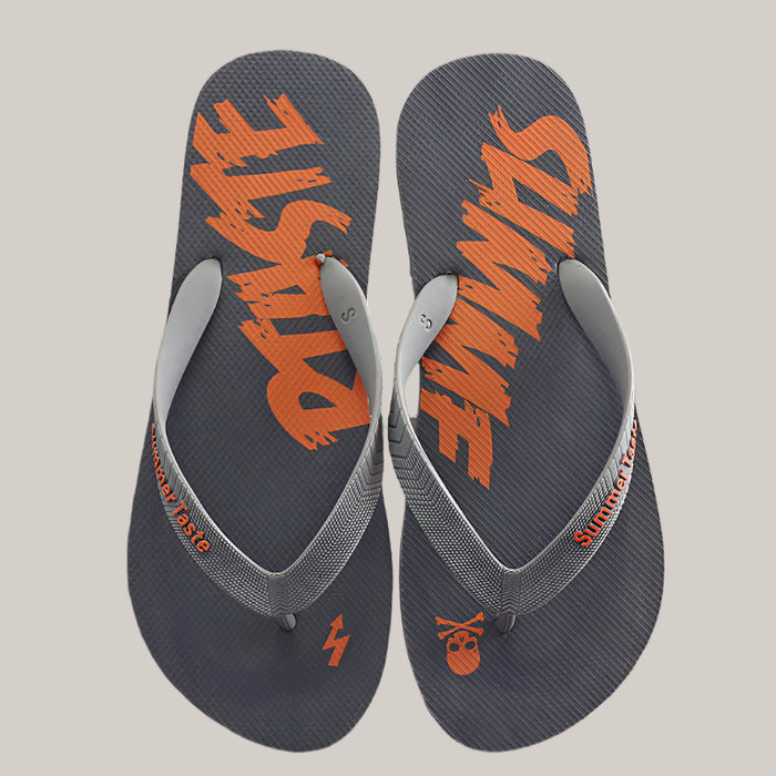 Men's Non-Slip Trendy Flip-Flops Gray