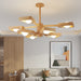 Nordic Solid Wood and Acrylic LED Chandelier