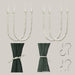 Modern Rope Curtain Tiebacks, Pair Z56