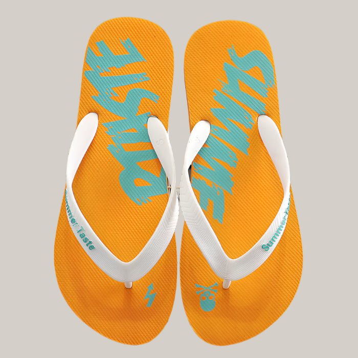 Men's Non-Slip Trendy Flip-Flops Orange