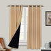 Modern Polyester Blackout Grommet Curtain Panel