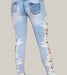 Lace jeans
