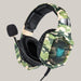 K8 camouflage headphones Army Green