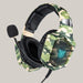 K8 camouflage headphones Army Green