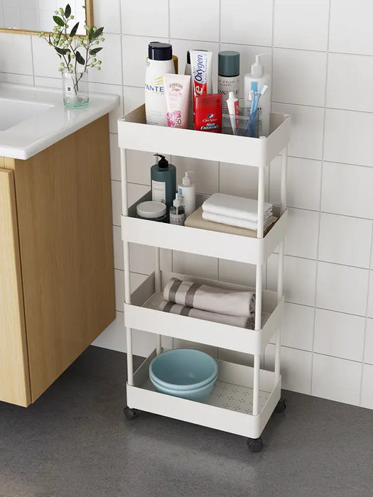 4-Tier Plastic Multipurpose Storage Shelf