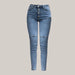 High waisted jeans