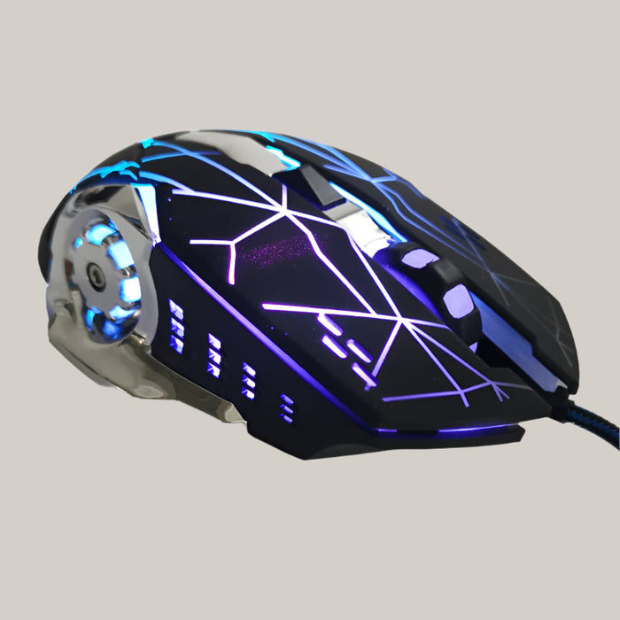 LED-Backlit Wired Gaming Mouse E
