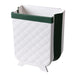 7L Foldable PP Kitchen Trash Bin Green