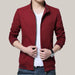 New Spring Autumn Men Casual Jacket Wine red1