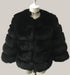 S-3XL Mink Coats Women Winter Black