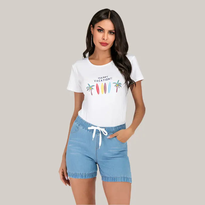 Lantern jeans ShortsBlue