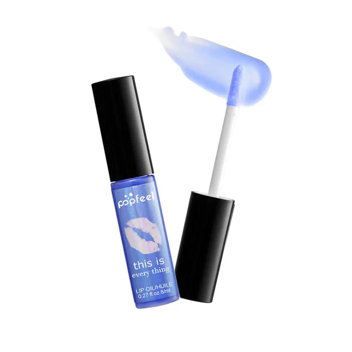 Transparent lip gloss Navy Blue
