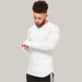 Long-sleeved T-shirt for men White