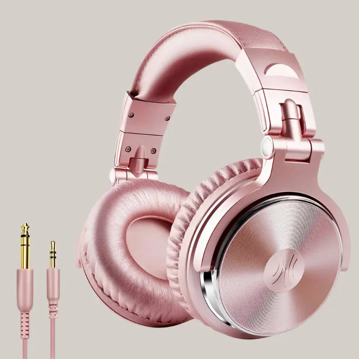Stereo headphones with mic Pink