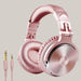 Stereo headphones with mic Pink