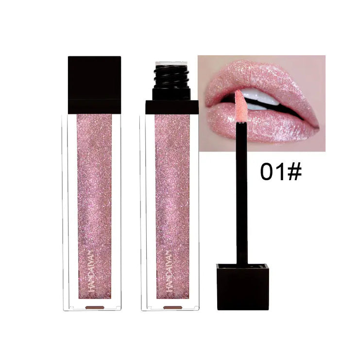 Pearlescent Lip Gloss – 5 Shades Pink 01