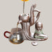 Buddhist Monk Ceramic Tea Strainer Set