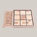 Wooden Sudoku Board Game – 23 cm, 3 Colors Black