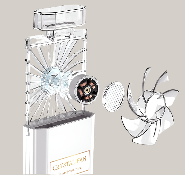 Rechargeable Fan with Perfume Diffuser