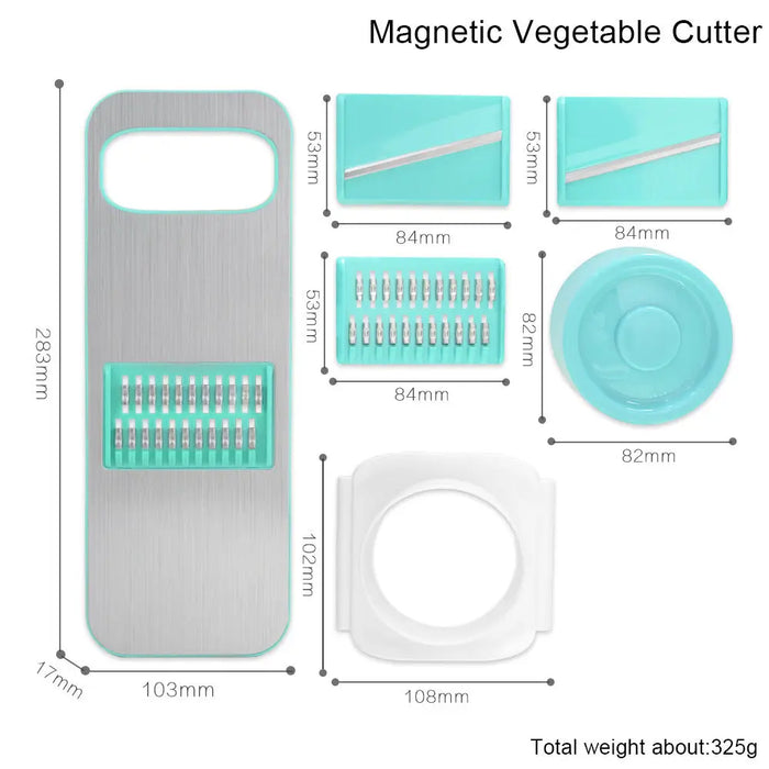 5-Piece ABS and 304 Stainless Steel Grater Set