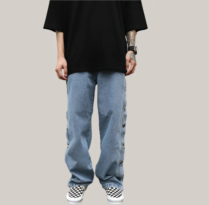 Straight loose jeans