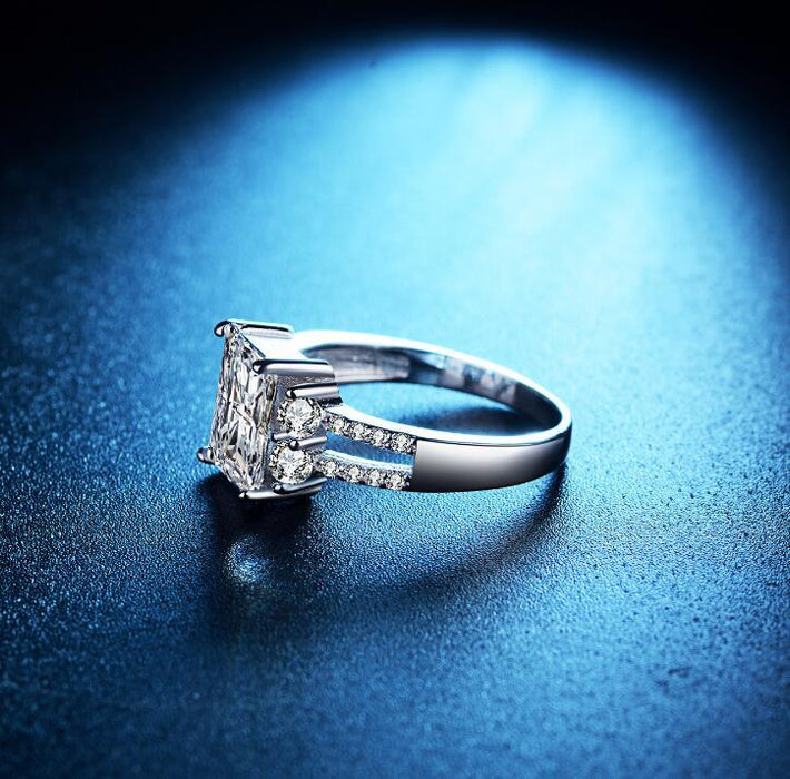 Zirconpurple diamond  ring men and women
