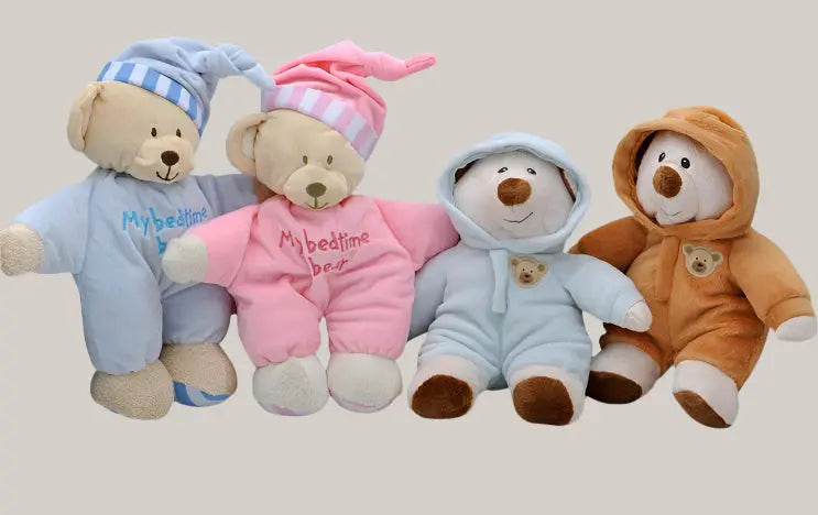 Bear Plush Toy with Hat – 6 Styles