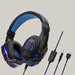 headphones Black blue A