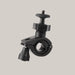 Bicycle Camera Mount Clamp – 15–31 mm Black