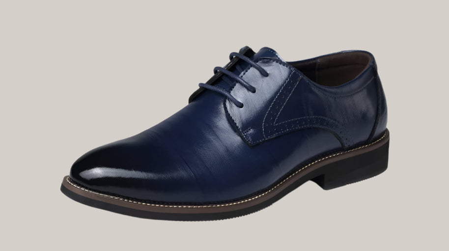 Men's Business Dress Shoes Blue 1