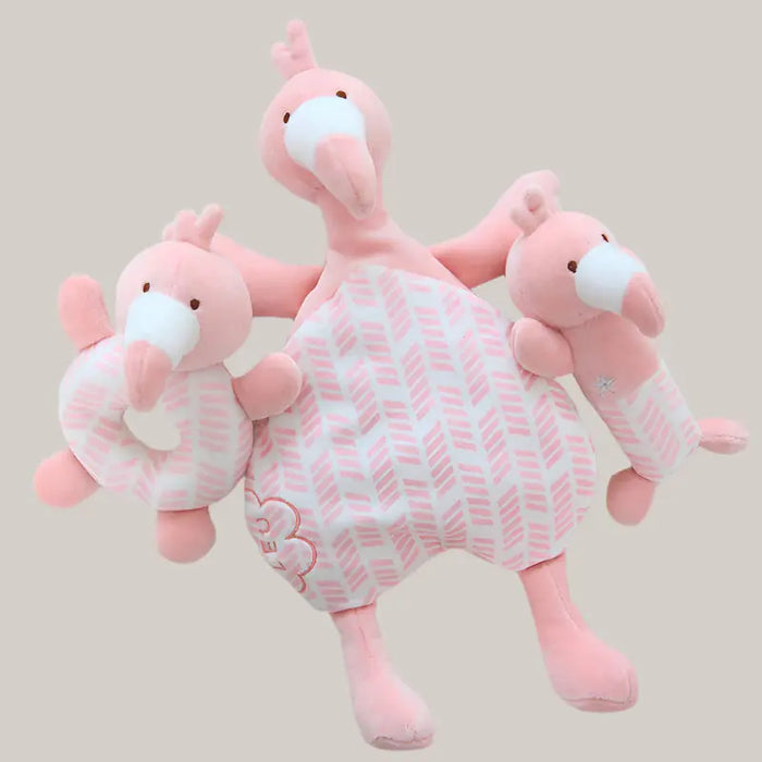 Appease plush toys Flamingo Three piece